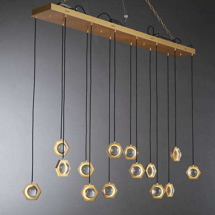Eclatact Linear Chandelier 54", 72"