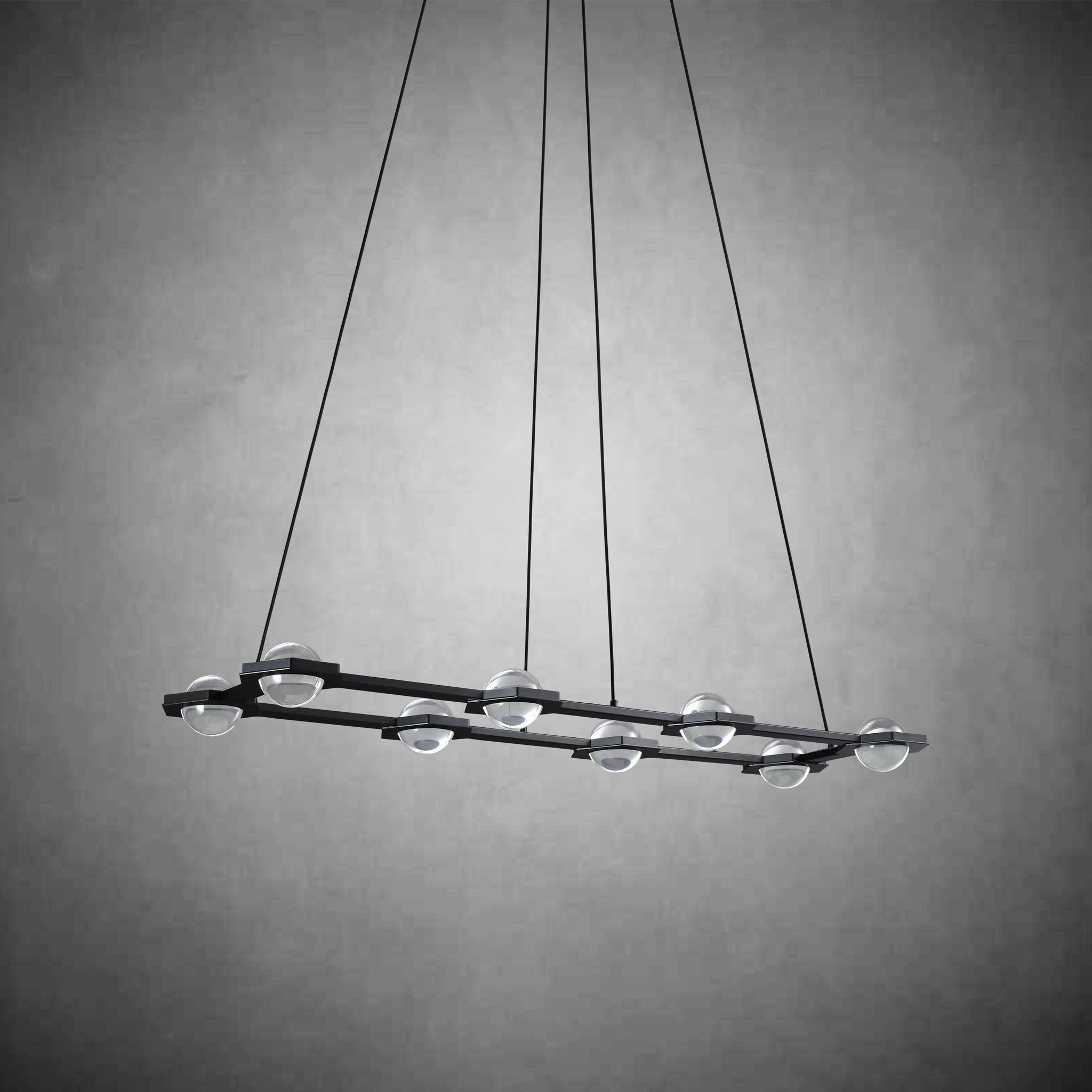 Eclatact Linear Chandelier 54''W 72''W
