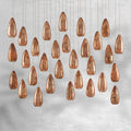 Edda Linear Teardrop Mercury Glass Chandelier – 48