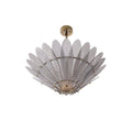 Eichholtz Scala 4-Light Chandelier: Elegant Curved Design with Antique Brass Finish
