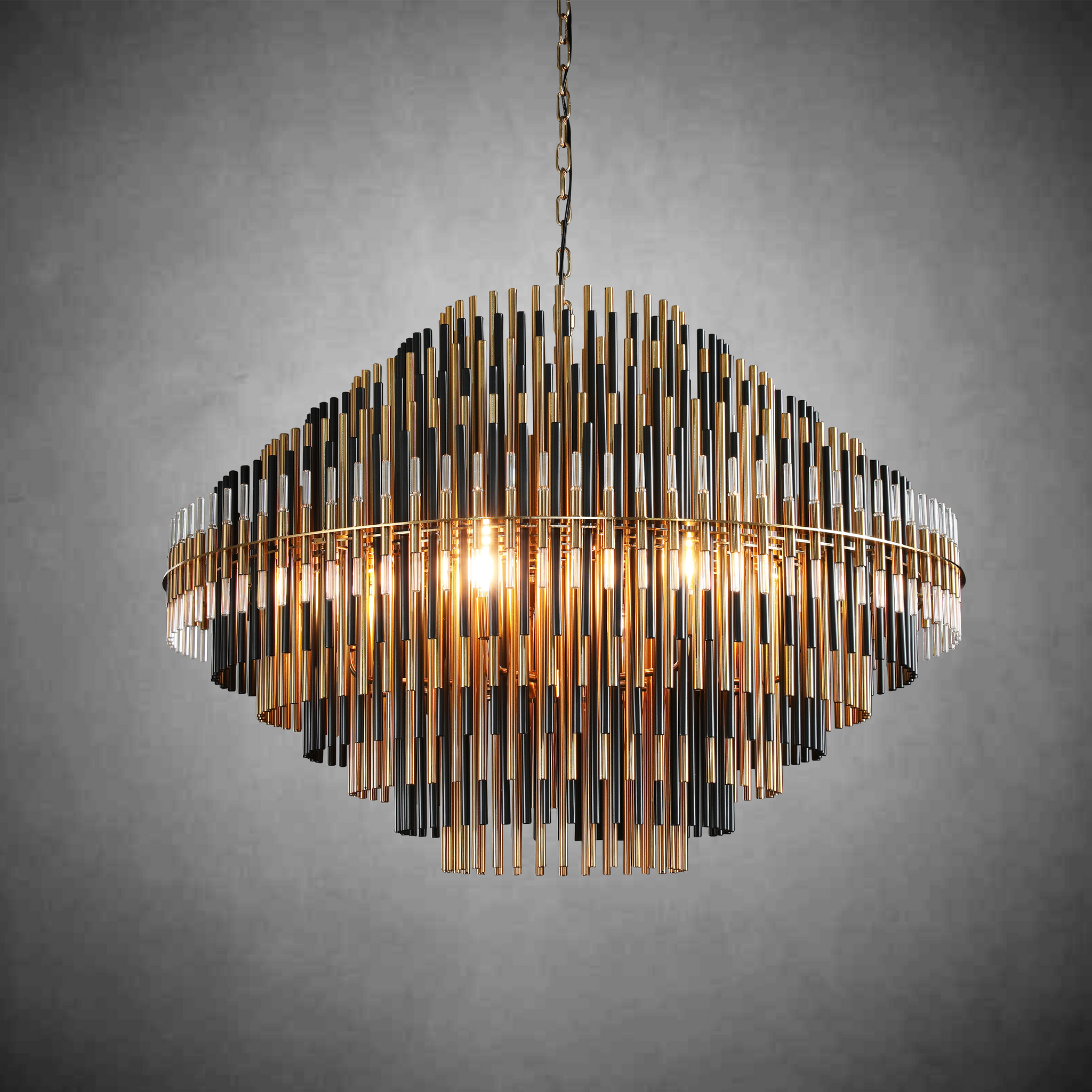 Email Burnished Brass Chandelier 24''32''42''