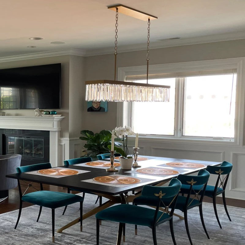 Emony 6 Light Rectangular Chandelier