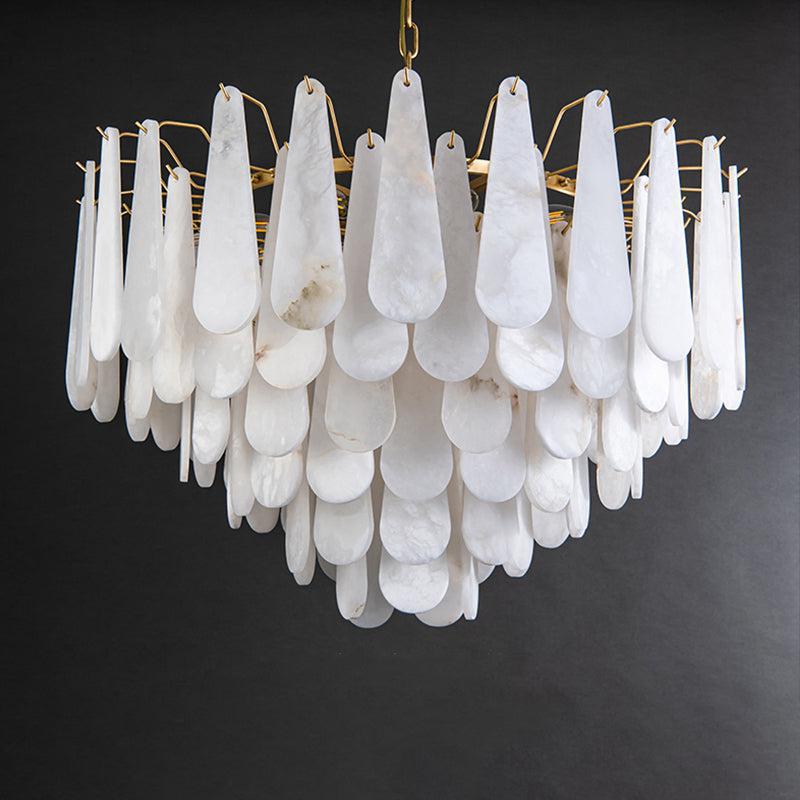 Alabaster Anne Foyer Art Chandelier