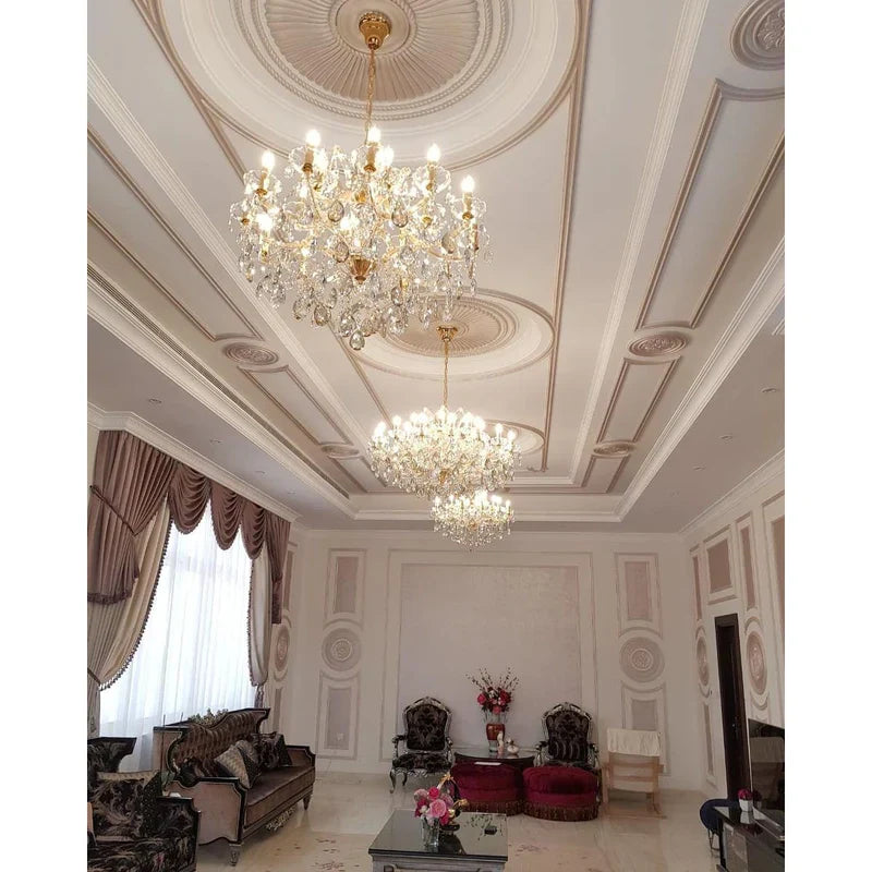 Allumage Extra Wide Classic Crystal Chandelier