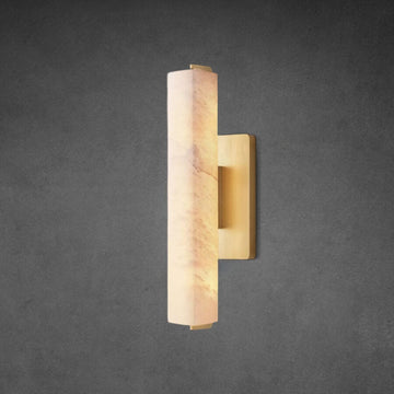 Audubany Alabaster Single Sconce