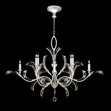 Fanci Beveled Arcs 8 - Light Chandelier