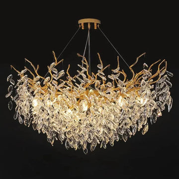 Renata Polyhedral Crystal Branch Chandelier