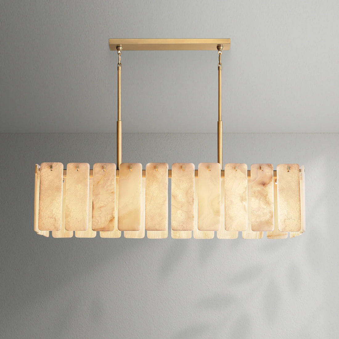 Calametto Onyx Rectangular Chandelier