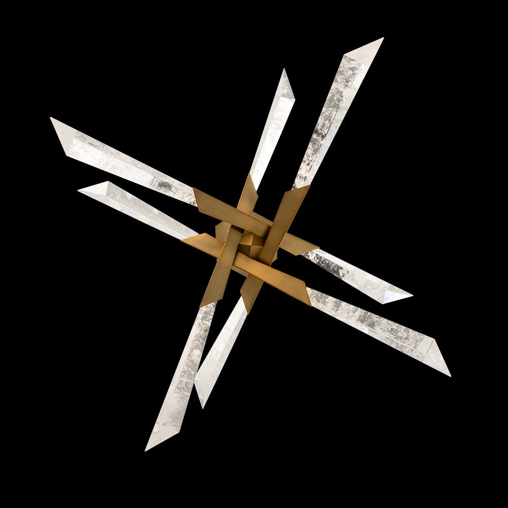 Solitude LED Semi Flush Mount Ceiling Light.