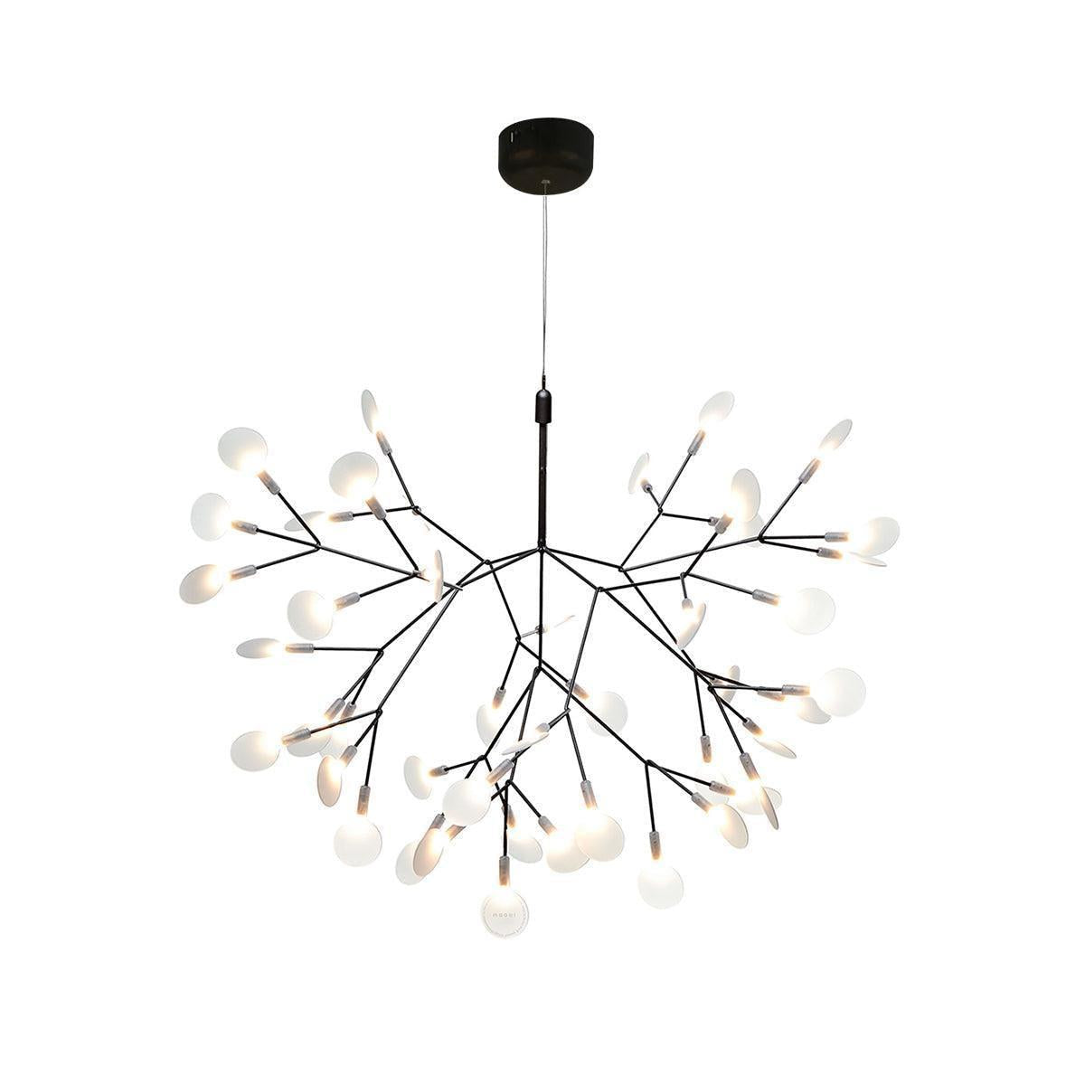 Black Heracleum Chandelier - Vakkerlight