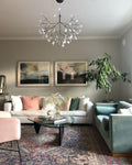 Black Heracleum Chandelier - Vakkerlight