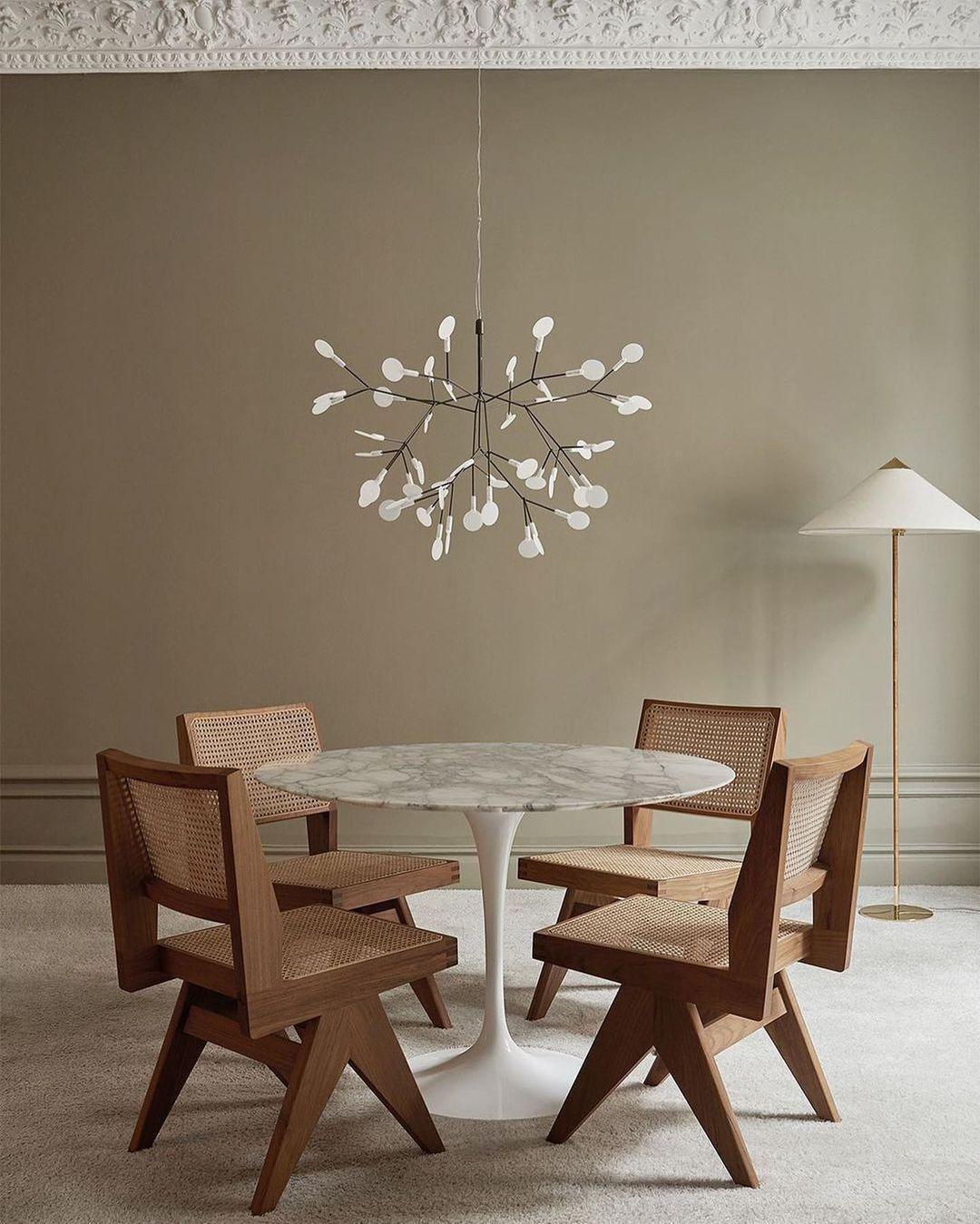Black Heracleum Chandelier - Vakkerlight