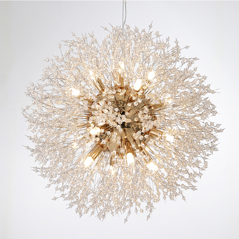 Dandelion Modern Crystal Pendant Light - Ineffable Lighting