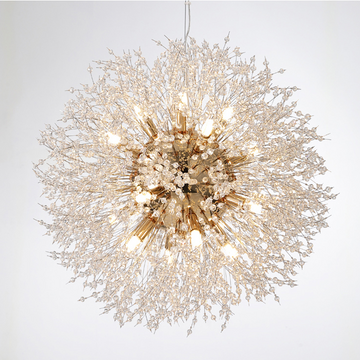 Dandelion Modern Crystal Pendant Light - Ineffable Lighting