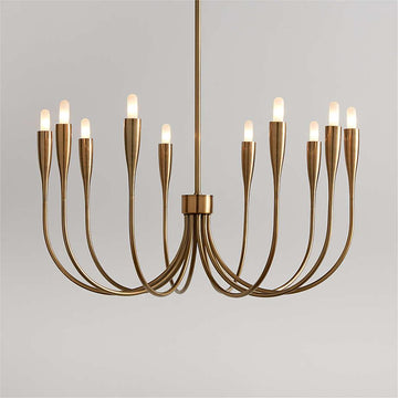 Liona Small Brass Chandelier Light
