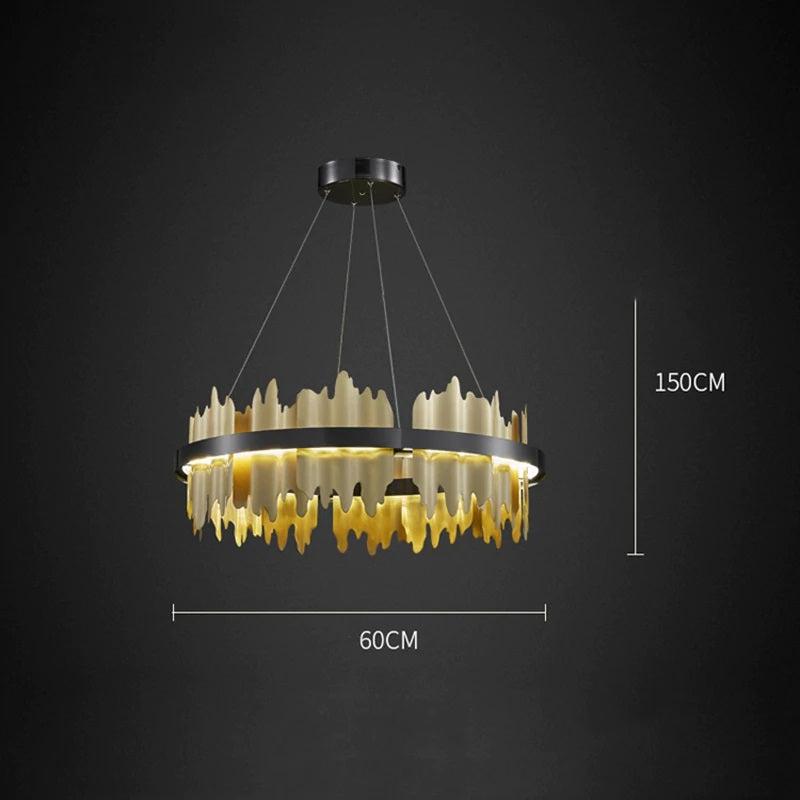 Leila Modern Ring Chandelier - Ineffable Lighting