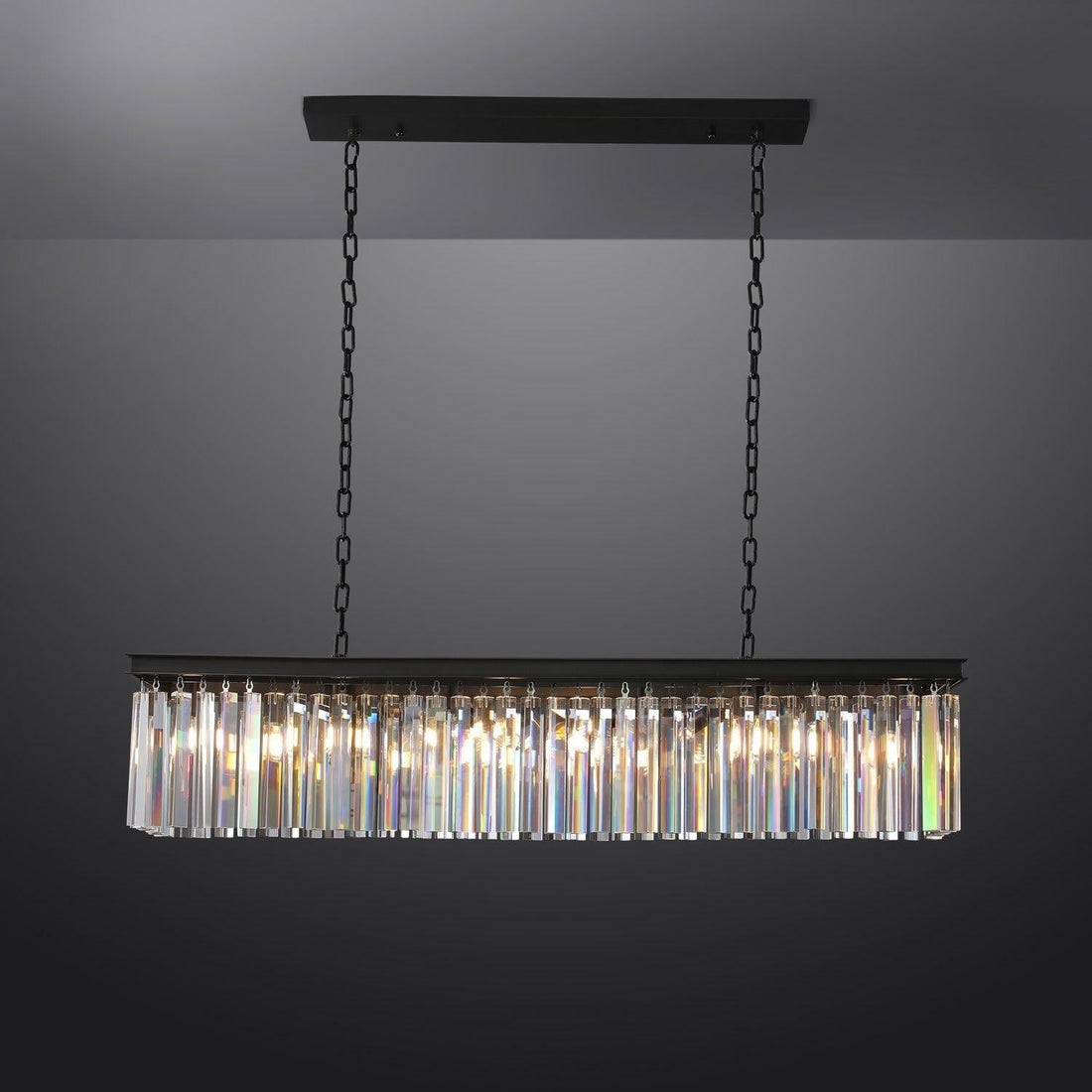 Rhysl Rectangular Chandelier 59"