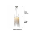 Vicky Modern Chain Tassel Round Chandelier - Ineffable Lighting