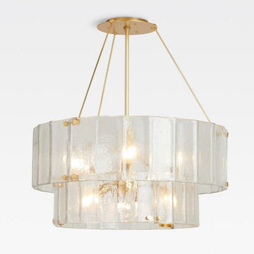 Womter 2 Tier Crystal Chandelier