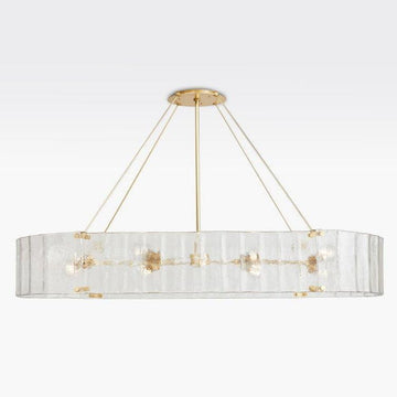 Womter Oval Crystal Chandelier 60"