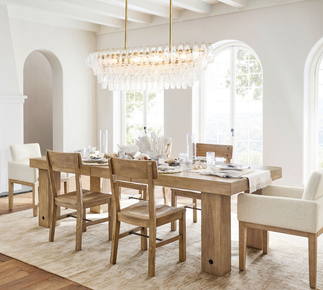 Florence Crystal Linear Chandelier 50"