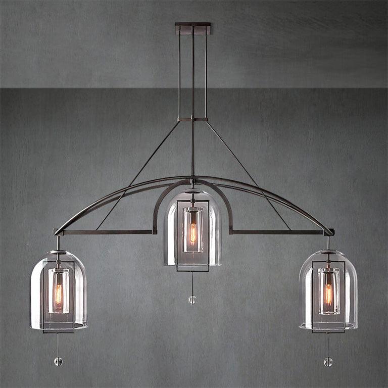 Fulcrem Linear Chandelier 85" 3-Lights