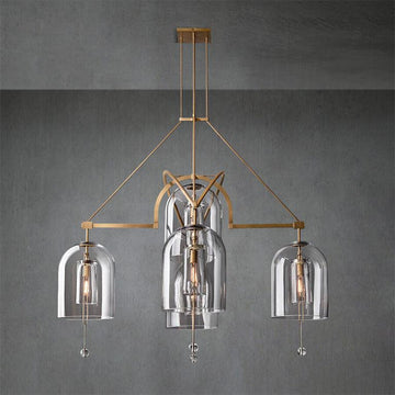 Fulcrem Round Chandelier 61" 5-Lights