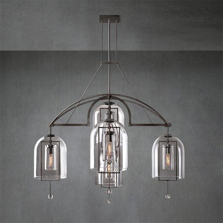 Fulcrem Round Chandelier 61" 5-Lights