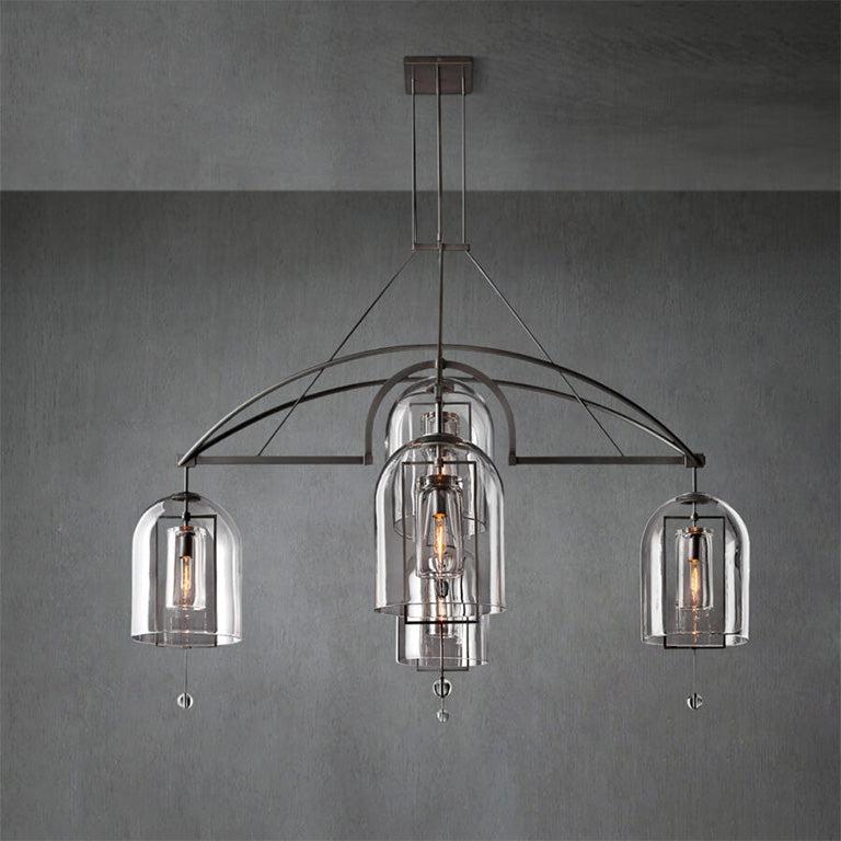 Fulcrem Round Chandelier 73" 5-Lights