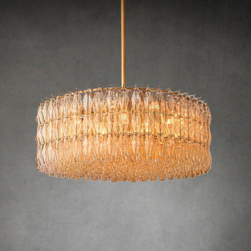 Chiare Clear Glass Round Chandelier 37"47''62''