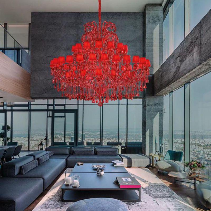 Classical Maria Theresa 15-56 Light Crystal Glass Chandelier