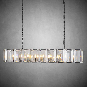 Harlew Crystal Rectangular Chandelier42''54''62''74"
