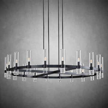 Raveller Round Glass Chandelier 60"