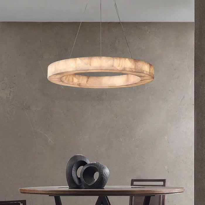 Rivago Calcite Round Chandelier 31"40"60"