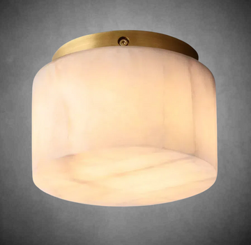 Rivago Calcite Round Flushmount 6"10"14"