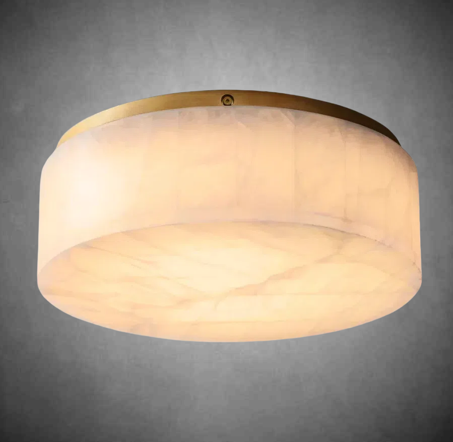 Rivago Calcite Round Flushmount 6"10"14"