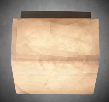 Rivago Calcite Square Flushmount 6"10"14"