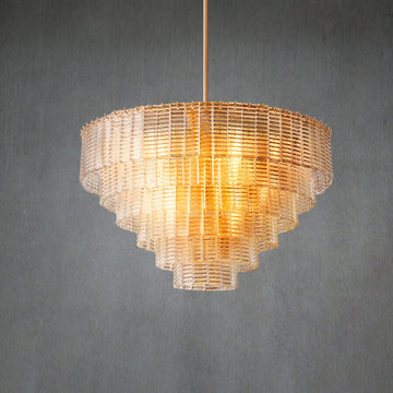 Siren Clear Round Chandelier 41"