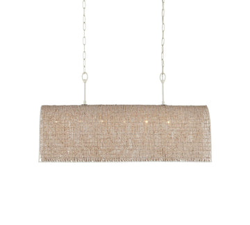 Hester Beaded Linear Chandelier 48"