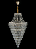 Magnificent Extra Large Foyer Hall Chandelier Tiered Crystal Ceiling Lighting Fixture For Living Room Decor