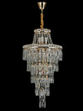 Magnificent Extra Large Foyer Hall Chandelier Tiered Crystal Ceiling Lighting Fixture For Living Room Decor