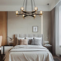 Brass,post-modern,industrial style, bulb, light luxury, 6 heads, glass, 8 heads,chandeliers, branch, pendants, Lyfairs, living room. bedroom, dining room, light,