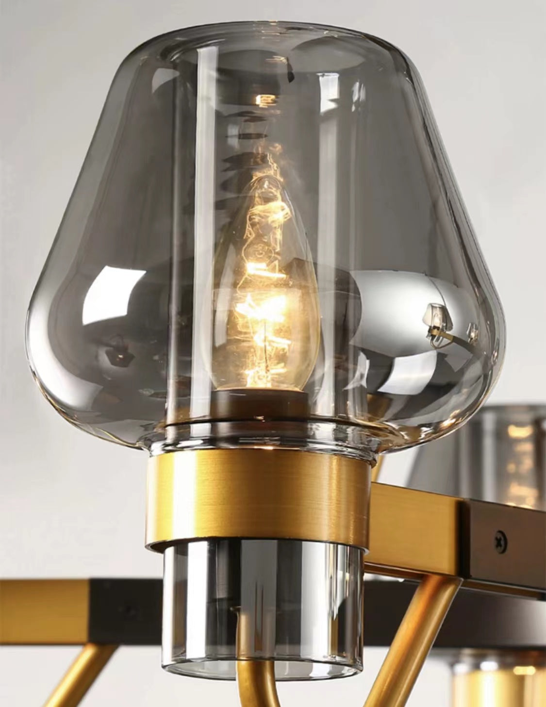 Brass,post-modern,industrial style, bulb, light luxury, 6 heads, glass, 8 heads,chandeliers, branch, pendants, Lyfairs, living room. bedroom, dining room, light,