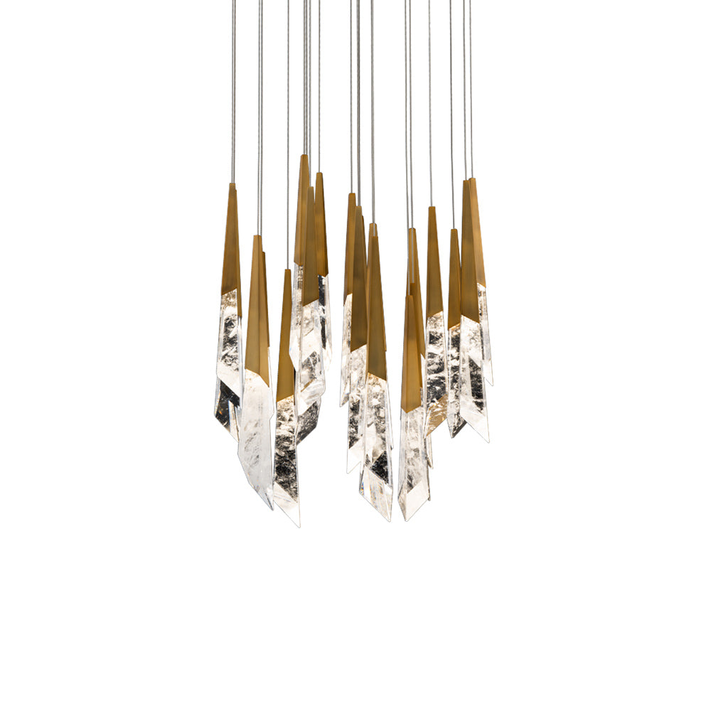Solitude Round LED Multi Chandelier.