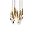 Solitude Round LED Multi Chandelier in Detail.