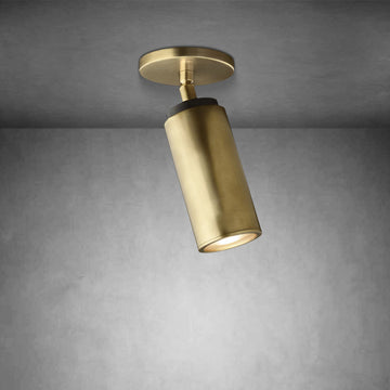 Champaux Pivoting Flushmount 9"H