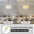 YUYI Gold Modern Tree Branch Crystal Chandelier 23.6