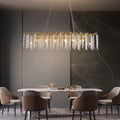 YUYI Gold Tree Branch Crystal Chandelier 47.2