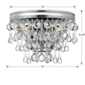 Calypso 10 Inch Wall Sconce Crystorama Lighting Fixture
