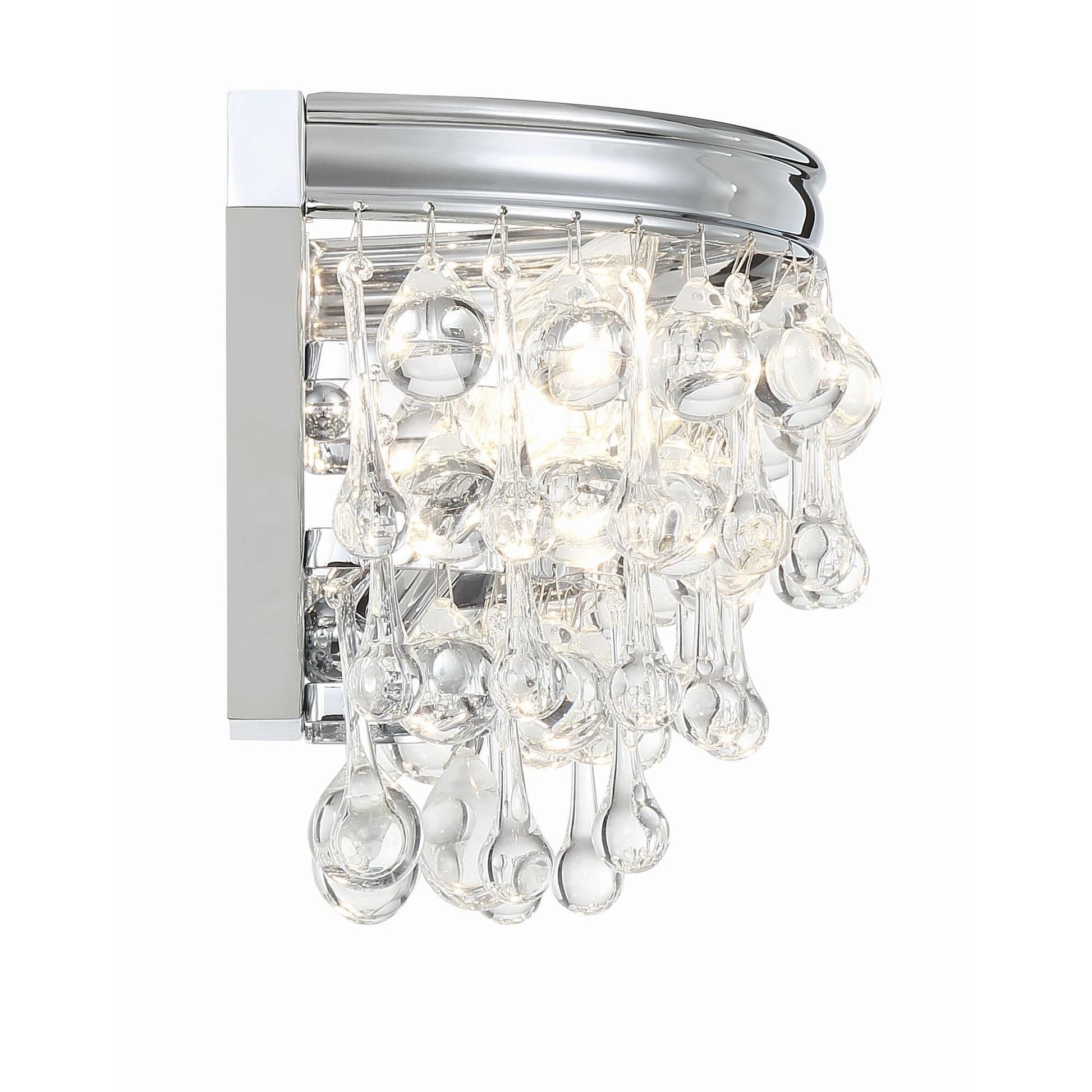 Calypso 10 Inch Wall Sconce Crystorama Lighting Fixture
